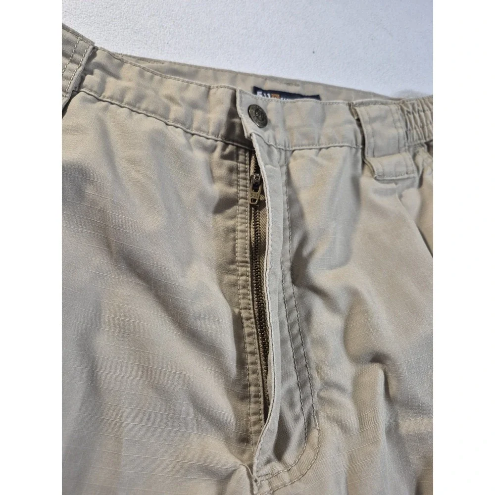 5.11 Tactical Series Pants Mens 36x30 Khaki Tan Ripstop Cargo Combat Work Unifo